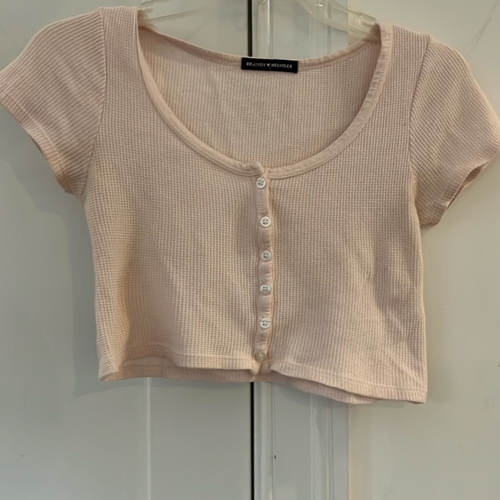 Brandy ribbed crop top